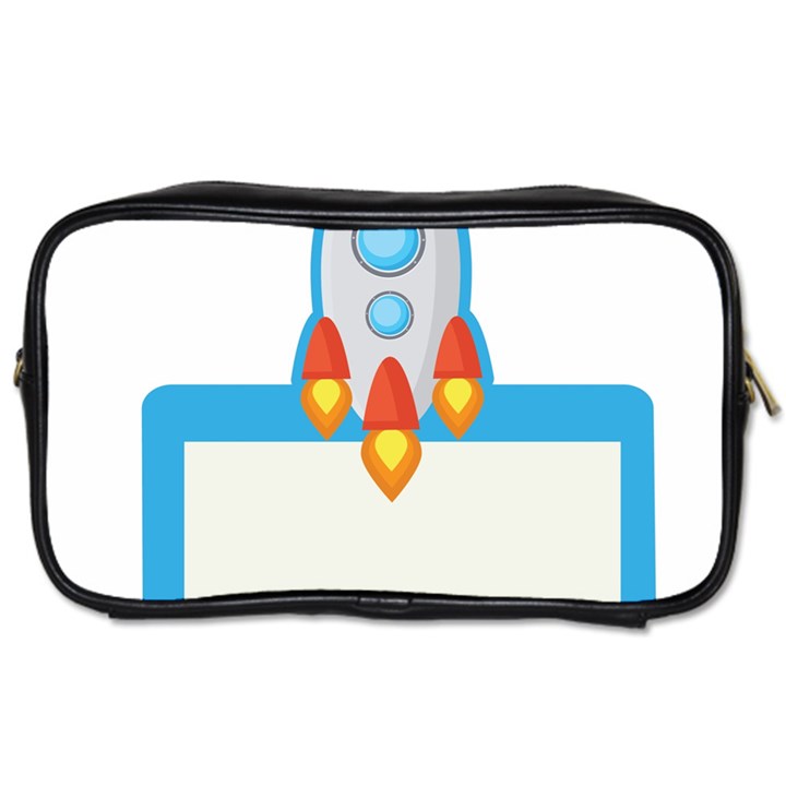 Rocket Spaceship Clip Art Clipart Toiletries Bags