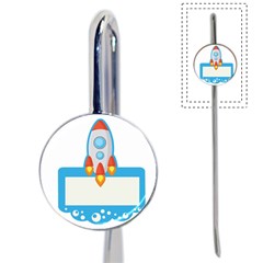 Rocket Spaceship Clip Art Clipart Book Mark by Celenk