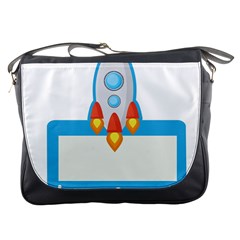 Rocket Spaceship Clip Art Clipart Messenger Bags by Celenk