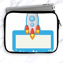 Rocket Spaceship Clip Art Clipart Apple Ipad 2/3/4 Zipper Cases by Celenk