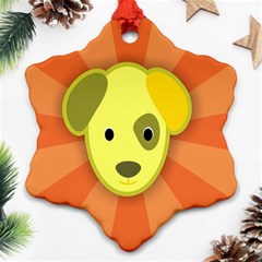 Adoption Animal Bark Boarding Ornament (snowflake) by Celenk