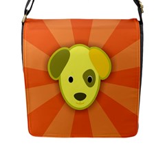 Adoption Animal Bark Boarding Flap Messenger Bag (l)  by Celenk