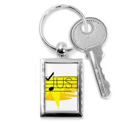 Music Dance Abstract Clip Art Key Chains (rectangle)  by Celenk