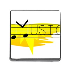 Music Dance Abstract Clip Art Memory Card Reader (square) by Celenk