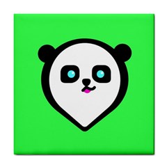 Panda Bear Tile Coasters