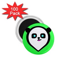 Panda Bear 1 75  Magnets (100 Pack)  by Celenk