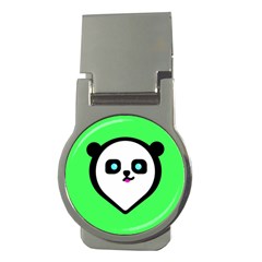 Panda Bear Money Clips (round)  by Celenk