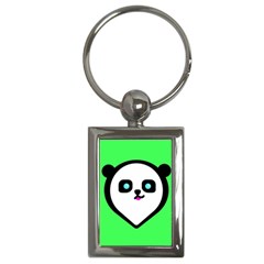 Panda Bear Key Chains (rectangle)  by Celenk