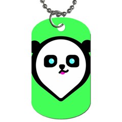 Panda Bear Dog Tag (one Side) by Celenk