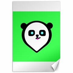 Panda Bear Canvas 20  X 30   by Celenk