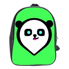 Panda Bear School Bag (large) by Celenk