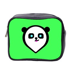 Panda Bear Mini Toiletries Bag 2-side by Celenk