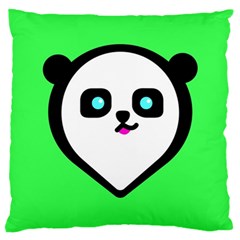 Panda Bear Large Cushion Case (two Sides) by Celenk