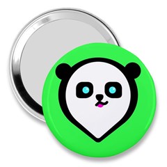 Panda Bear 3  Handbag Mirrors by Celenk