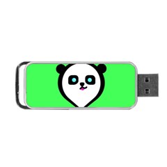 Panda Bear Portable Usb Flash (two Sides) by Celenk