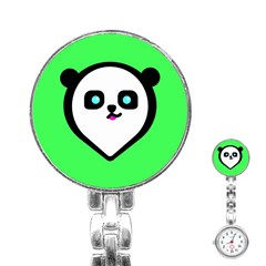 Panda Bear Stainless Steel Nurses Watch by Celenk