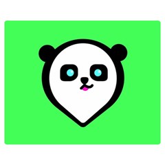 Panda Bear Double Sided Flano Blanket (medium)  by Celenk