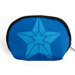 Star Design Pattern Texture Sign Accessory Pouches (medium)  by Celenk