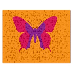 Butterfly Wings Insect Nature Rectangular Jigsaw Puzzl by Celenk