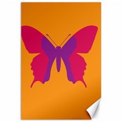 Butterfly Wings Insect Nature Canvas 12  X 18   by Celenk