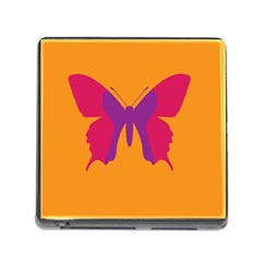 Butterfly Wings Insect Nature Memory Card Reader (square) by Celenk