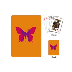 Butterfly Wings Insect Nature Playing Cards (mini)  by Celenk