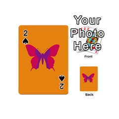 Butterfly Wings Insect Nature Playing Cards 54 (mini)  by Celenk