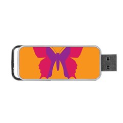 Butterfly Wings Insect Nature Portable Usb Flash (one Side) by Celenk