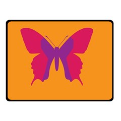 Butterfly Wings Insect Nature Double Sided Fleece Blanket (small)  by Celenk