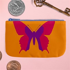 Butterfly Wings Insect Nature Large Coin Purse by Celenk