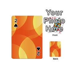 Abstract Orange Yellow Red Color Playing Cards 54 (Mini) 