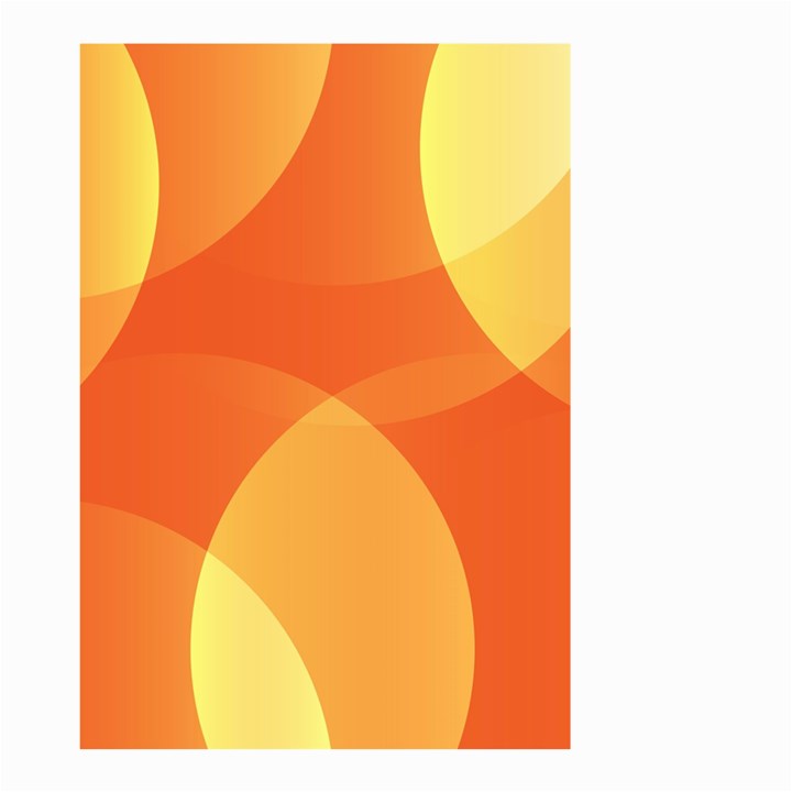 Abstract Orange Yellow Red Color Small Garden Flag (Two Sides)