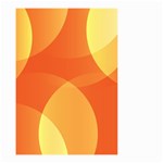 Abstract Orange Yellow Red Color Small Garden Flag (Two Sides) Back