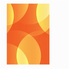 Abstract Orange Yellow Red Color Large Garden Flag (Two Sides)