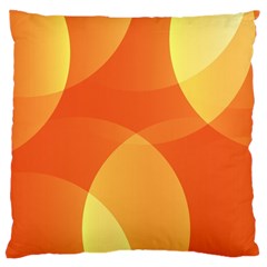 Abstract Orange Yellow Red Color Large Cushion Case (One Side)