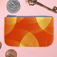 Abstract Orange Yellow Red Color Large Coin Purse by Celenk