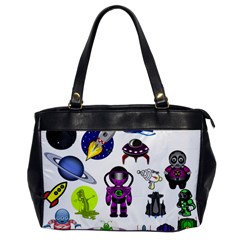 Space Clip Art Aliens Space Craft Office Handbags by Celenk