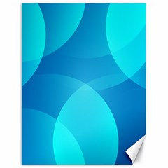 Abstract Blue Wallpaper Wave Canvas 18  X 24   by Celenk