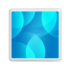 Abstract Blue Wallpaper Wave Memory Card Reader (square)  by Celenk