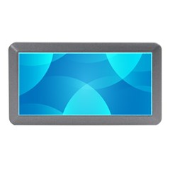 Abstract Blue Wallpaper Wave Memory Card Reader (mini) by Celenk