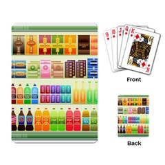 Supermarket Shelf Products Snacks Playing Card by Celenk