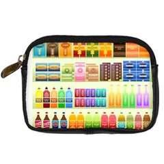 Supermarket Shelf Products Snacks Digital Camera Cases by Celenk