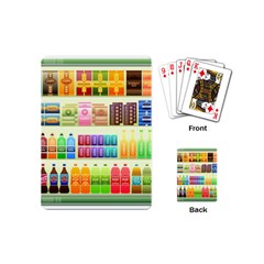 Supermarket Shelf Products Snacks Playing Cards (mini)  by Celenk