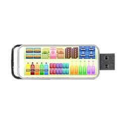 Supermarket Shelf Products Snacks Portable Usb Flash (one Side) by Celenk