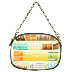 Supermarket Shelf Coffee Tea Grains Chain Purses (one Side)  by Celenk