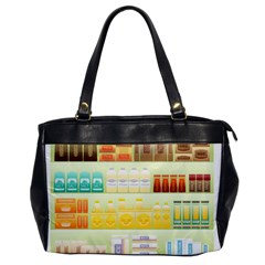 Supermarket Shelf Coffee Tea Grains Office Handbags by Celenk