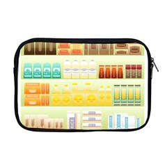 Supermarket Shelf Coffee Tea Grains Apple Macbook Pro 17  Zipper Case by Celenk