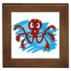 Octopus Sea Ocean Cartoon Animal Framed Tiles