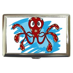 Octopus Sea Ocean Cartoon Animal Cigarette Money Cases