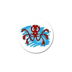 Octopus Sea Ocean Cartoon Animal Golf Ball Marker (10 Pack) by Celenk